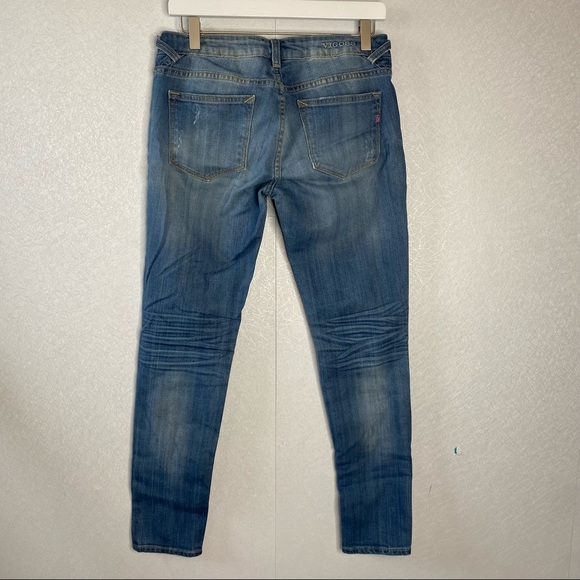 Vigoss The Jagger Skinny Distressed Destroyed Jeans Size 27 - Picture 2 of 10